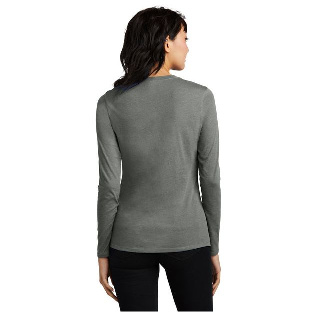 District® Women’s Perfect Blend® CVC Long Sleeve Tee