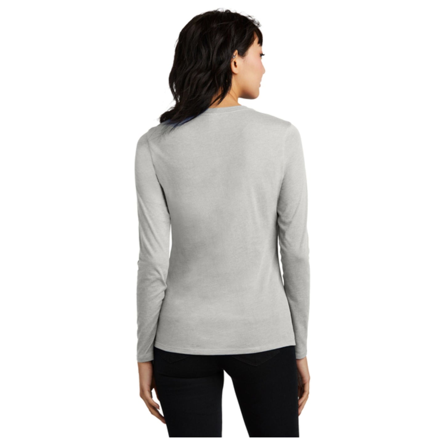 District® Women’s Perfect Blend® CVC Long Sleeve Tee