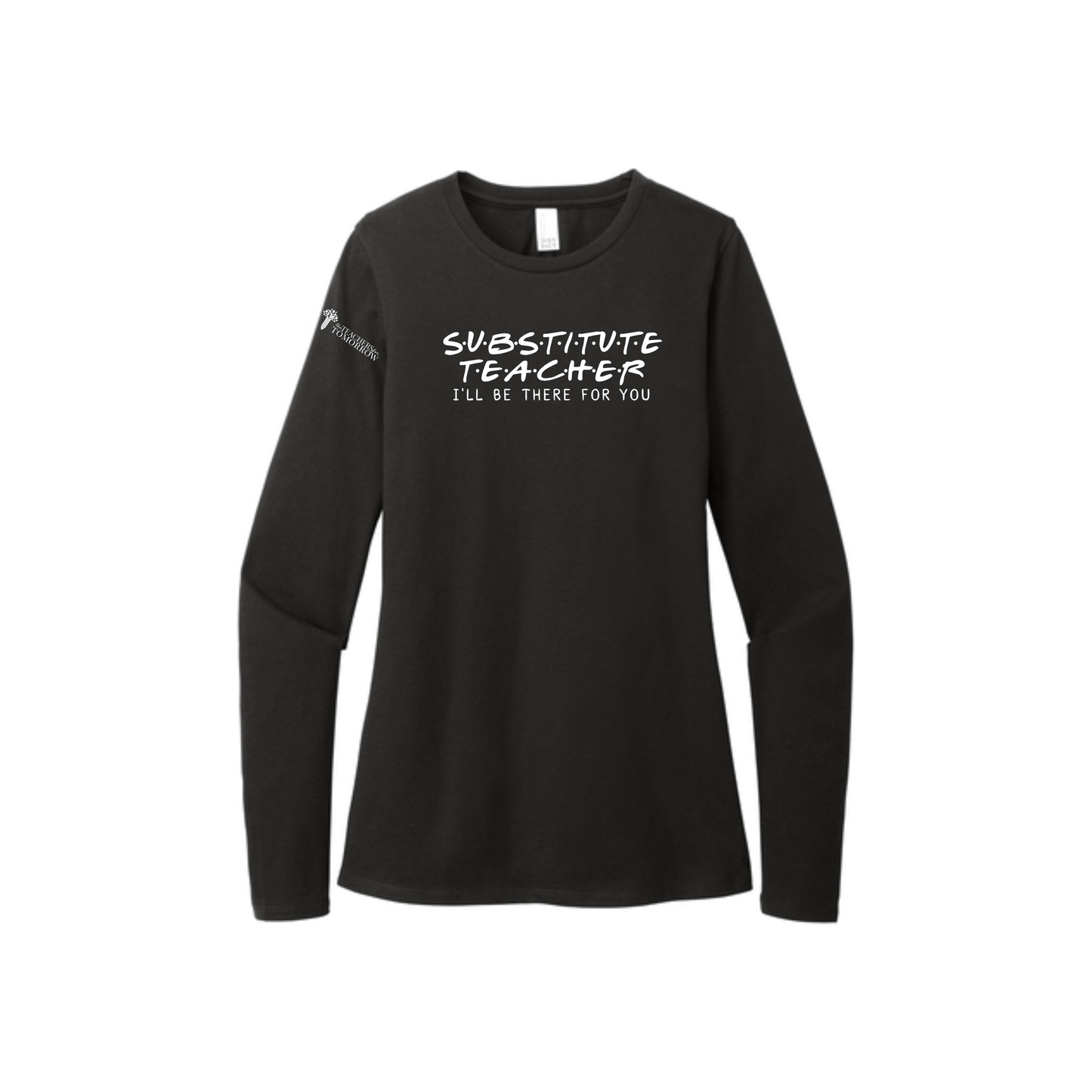 District® Women’s Perfect Blend® CVC Long Sleeve Tee