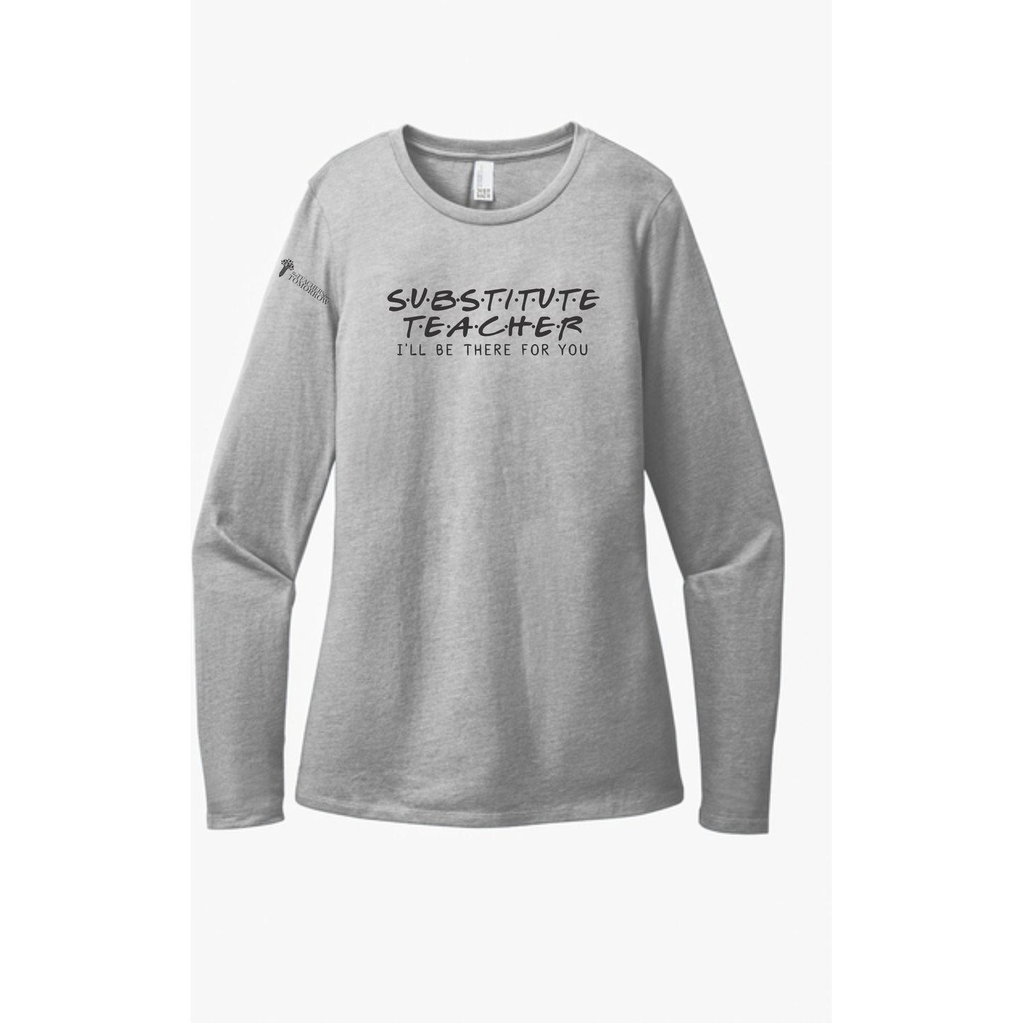District® Women’s Perfect Blend® CVC Long Sleeve Tee