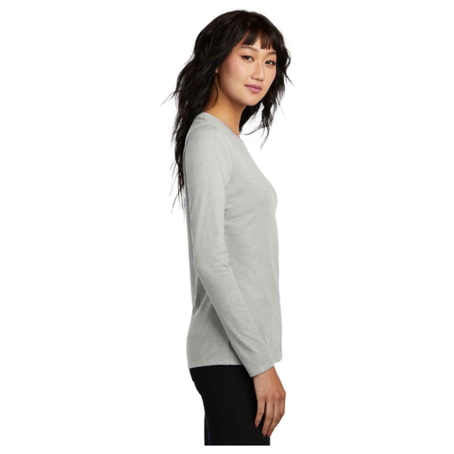 District® Women’s Perfect Blend® CVC Long Sleeve Tee